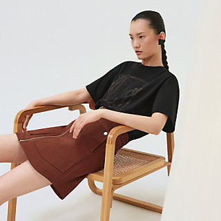 【プリント /Jaune Labido】HERMES マイクロTシャツ Canoe canoe-micro-t-shirt--