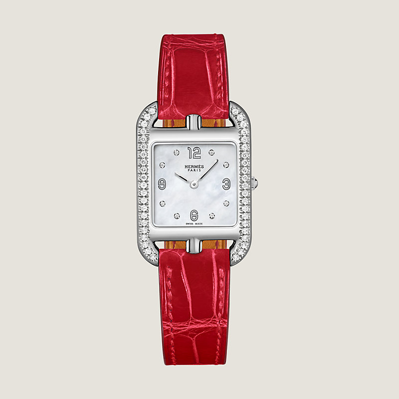 Hermès Timepieces - Cape Cod Automatic 37mm Large Stainless Steel and  Leather Watch, Ref. No. W055756WW00 HERMÈS TIMEPIECES
