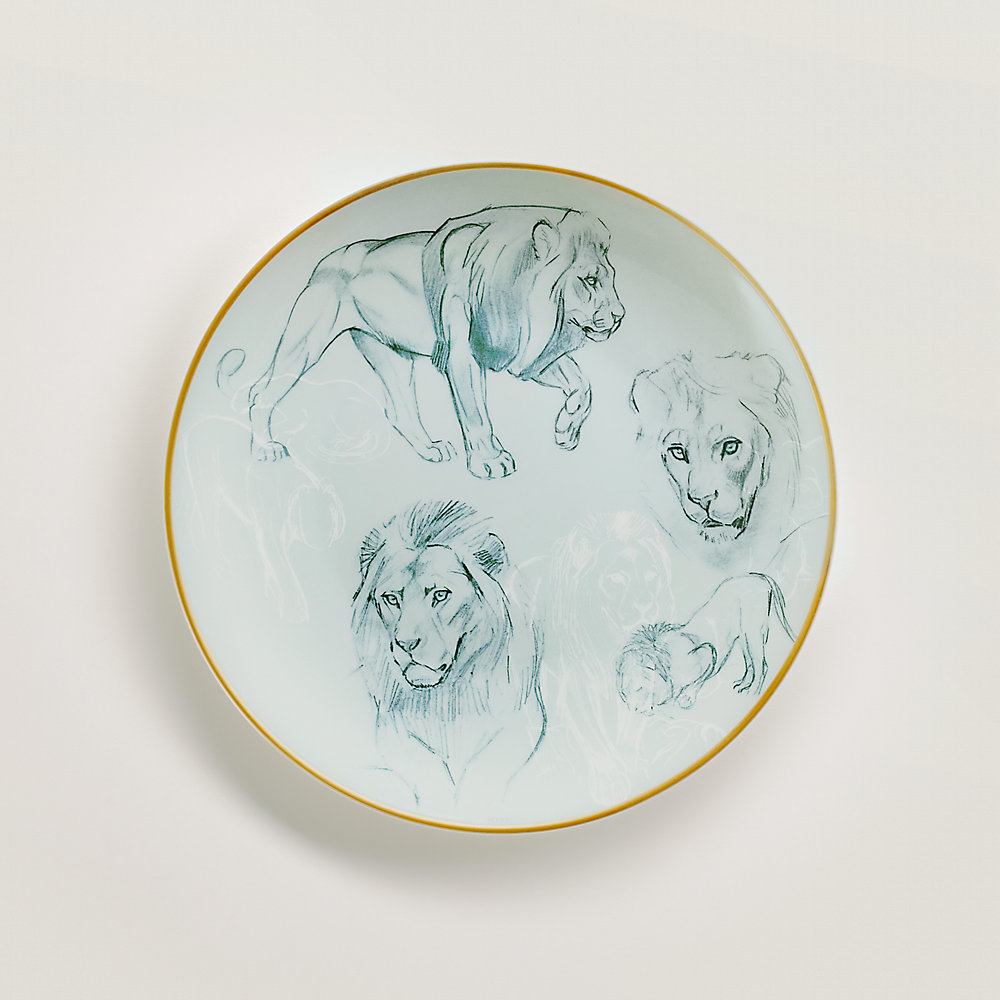 Carnets d'Equateur dessert plate | Hermès Mainland China Carnets d'Equateur dessert plate | Hermès Mainland China