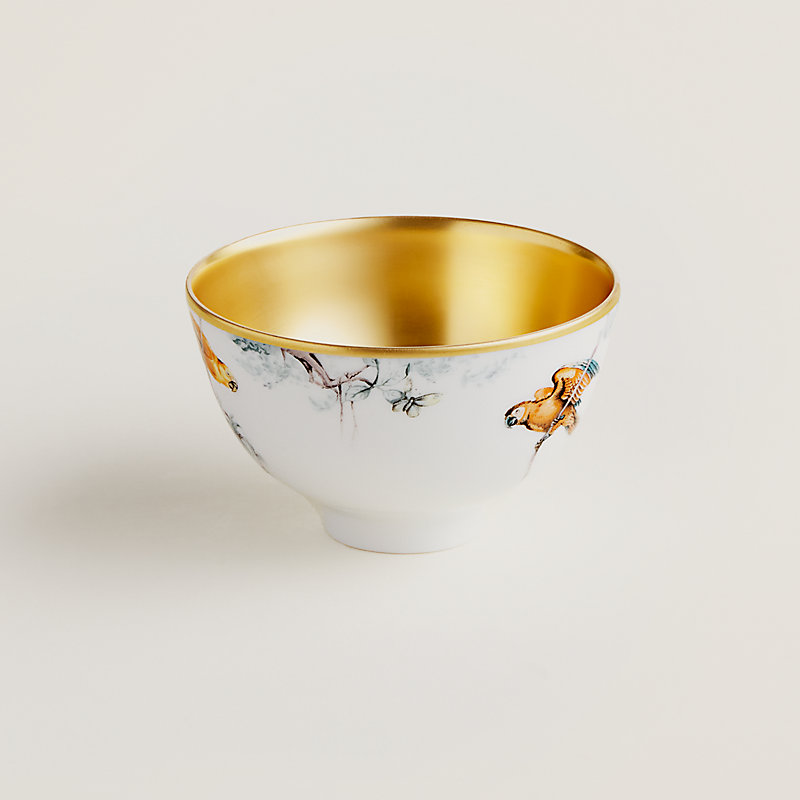Carnets d’Equateur gold bowl, small model