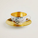 View: Worn, Carnets d’Equateur gold tea cup and saucer