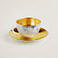 View: Worn, Carnets d’Equateur gold tea cup and saucer