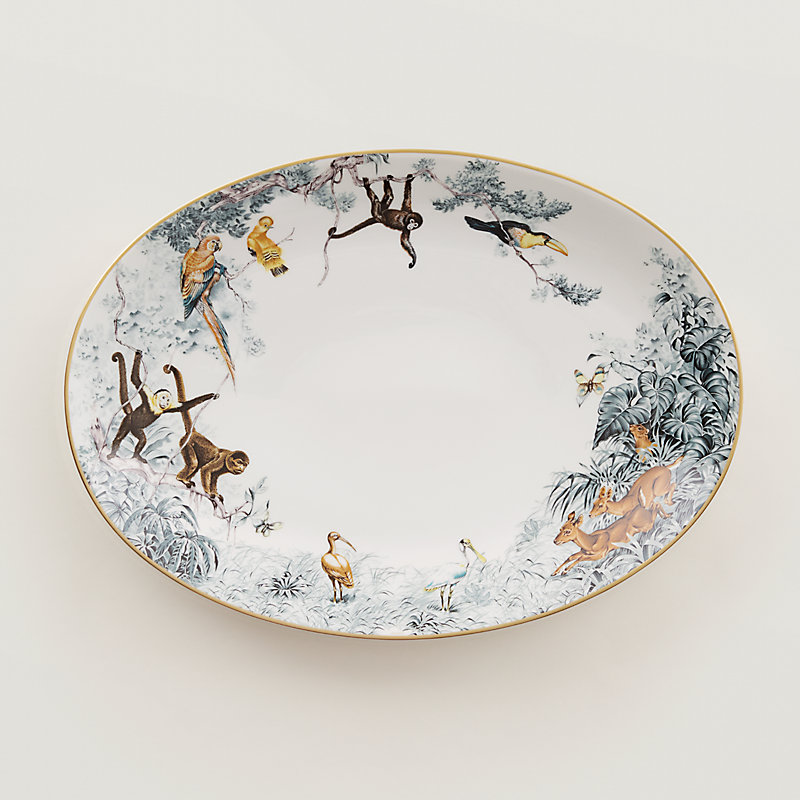 Carnets d’Equateur oval platter, medium model