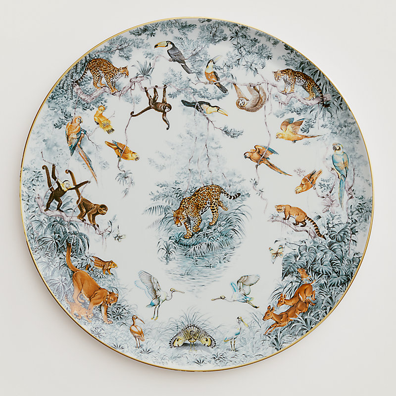 Carnets d’Equateur round platter, large model