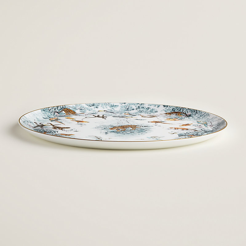 Carnets d’Equateur round platter, large model