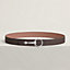 Casaque belt buckle & Reversible leather strap 32 mm, view 2 of 3