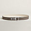 Casaque belt buckle & Reversible leather strap 32 mm, view 1 of 3
