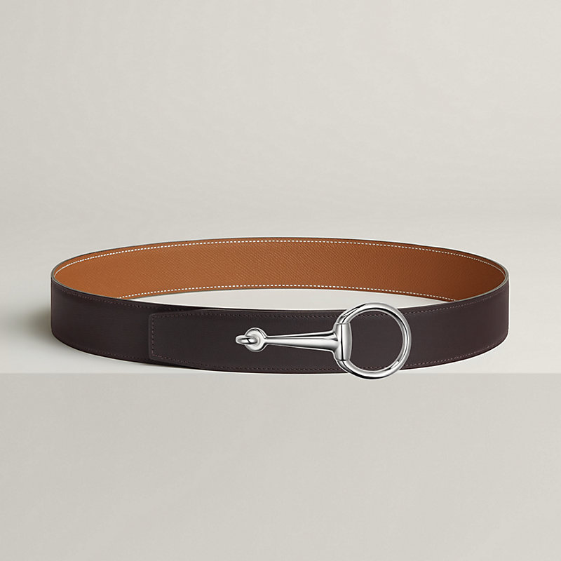 Casaque belt buckle & Reversible leather strap 38 mm