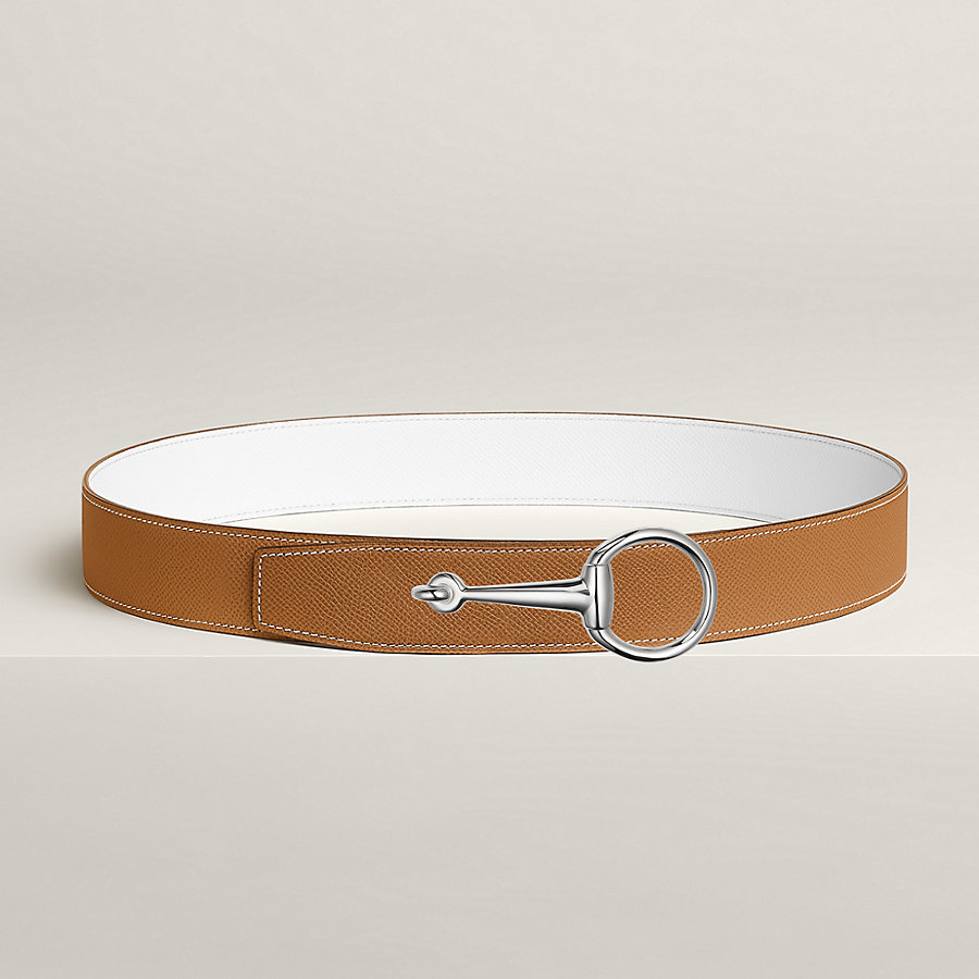 Casaque belt buckle & Reversible leather strap 38 mm