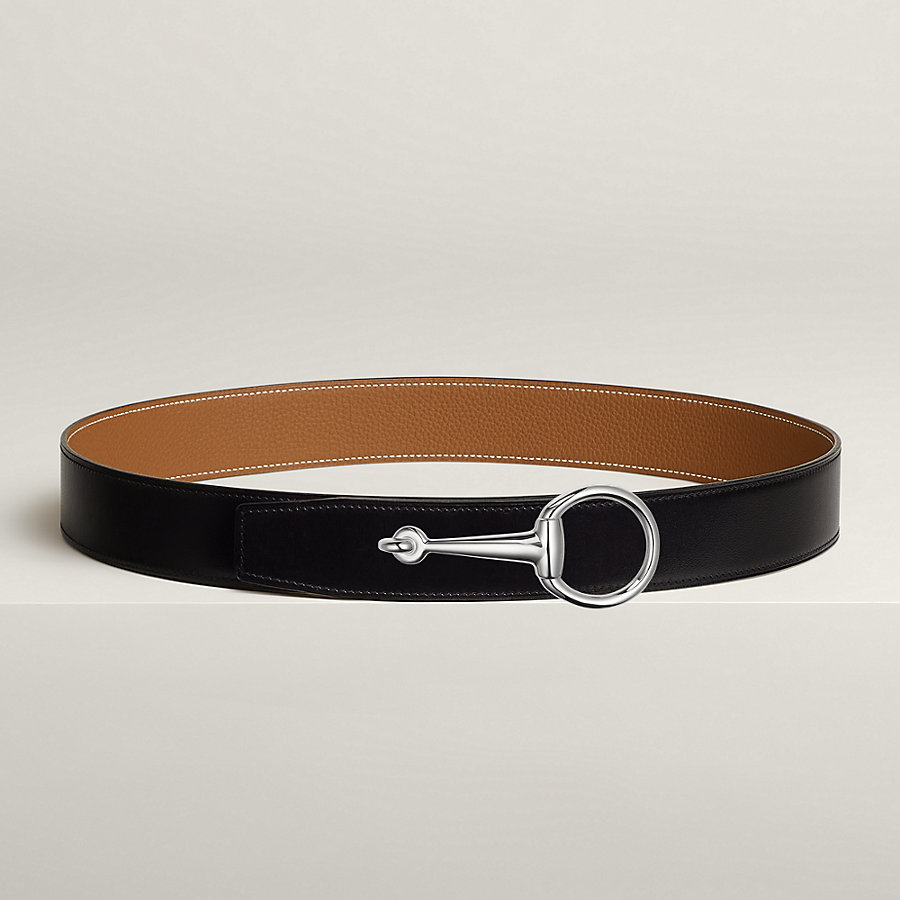 Casaque belt buckle & Reversible leather strap 38 mm