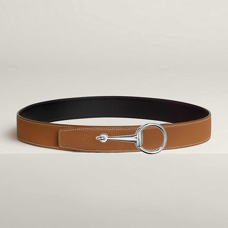 Casaque belt buckle & Reversible leather strap 38 mm