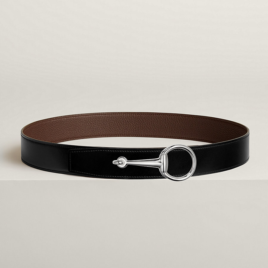 Casaque belt buckle & Reversible leather strap 38 mm