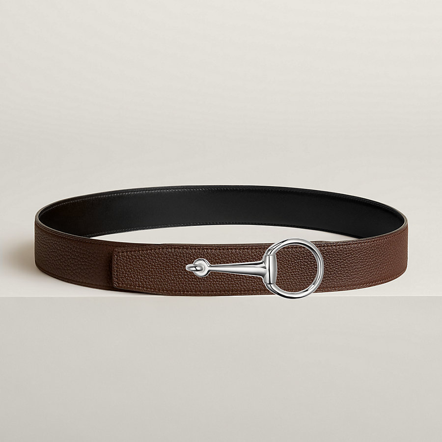 Casaque belt buckle & Reversible leather strap 38 mm