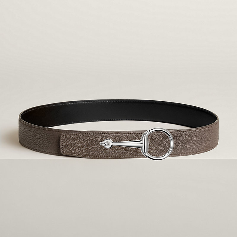 Casaque belt buckle & Reversible leather strap 38 mm