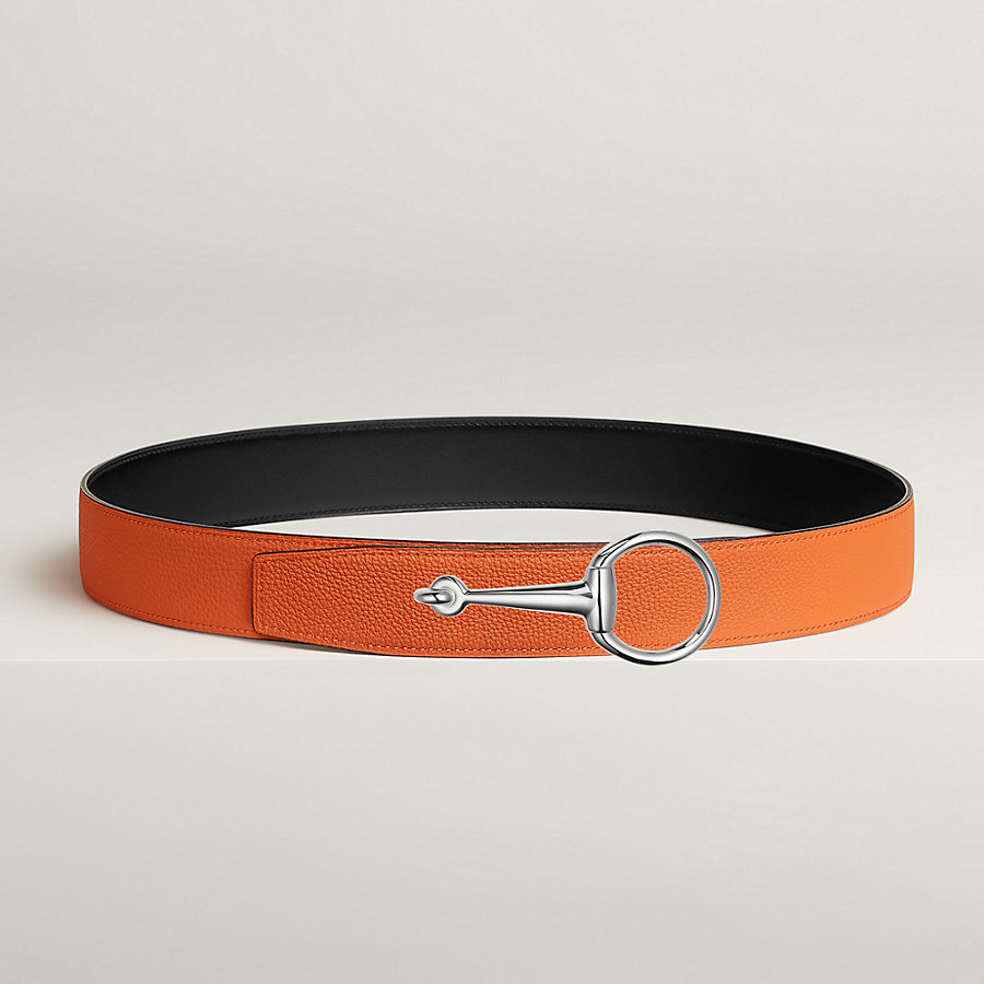 Casaque belt buckle & Reversible leather strap 38 mm