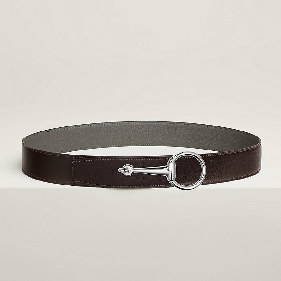 Casaque belt buckle & Reversible leather strap 38 mm