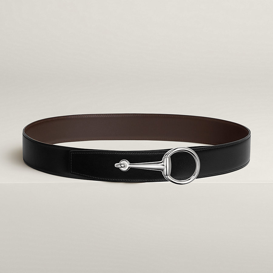 Casaque belt buckle & Reversible leather strap 38 mm