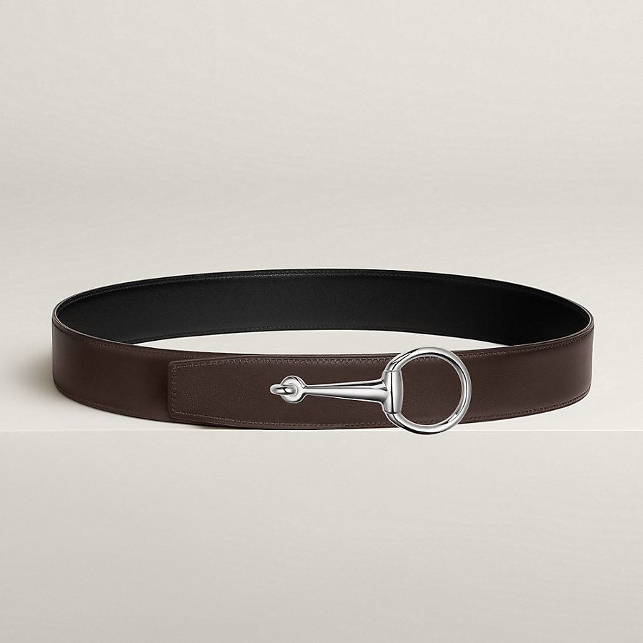 Casaque belt buckle & Reversible leather strap 38 mm