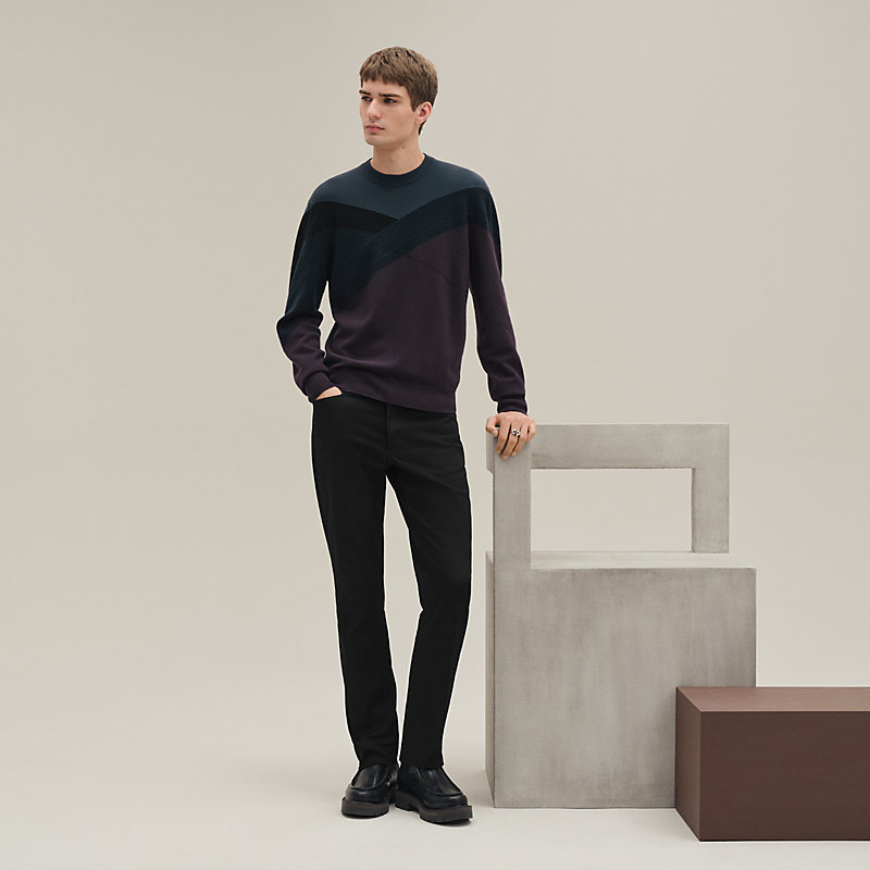 "Casaque" crewneck sweater