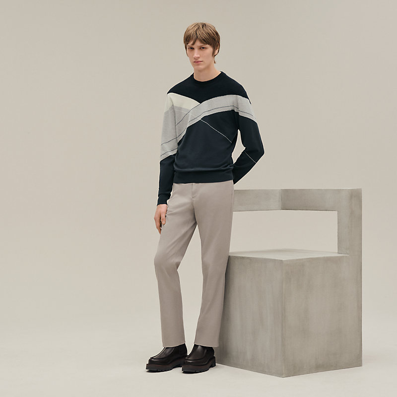 "Casaque" crewneck sweater