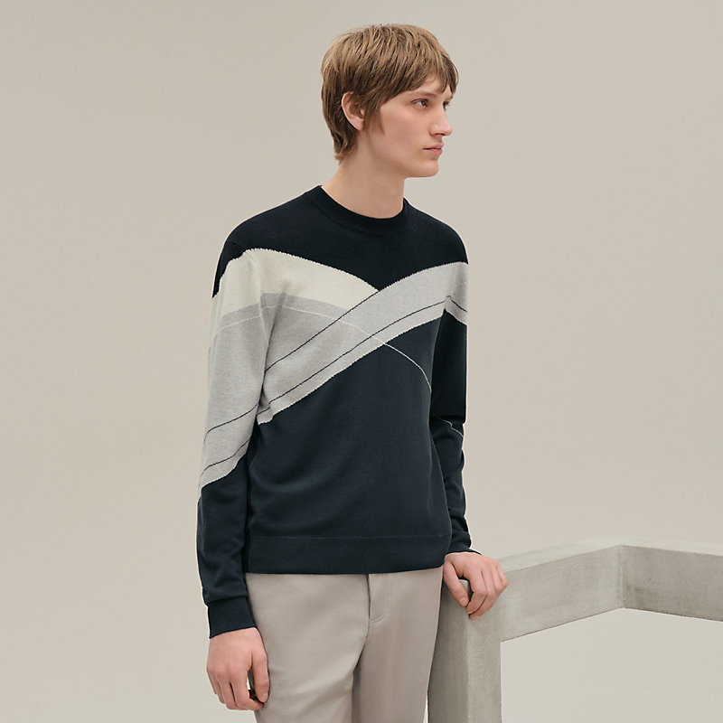"Casaque" crewneck sweater