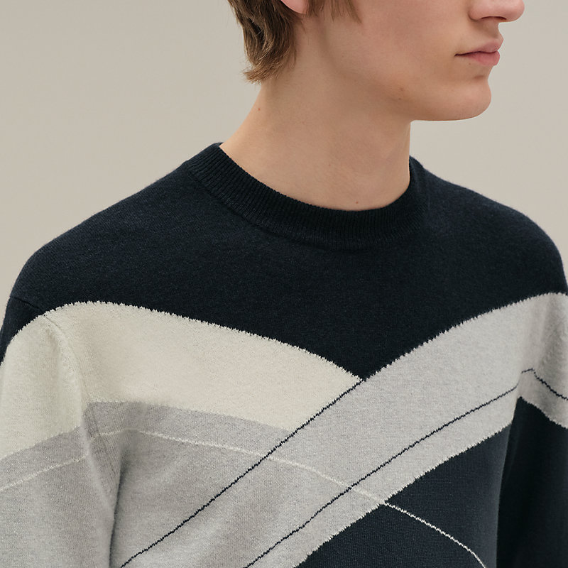 "Casaque" crewneck sweater