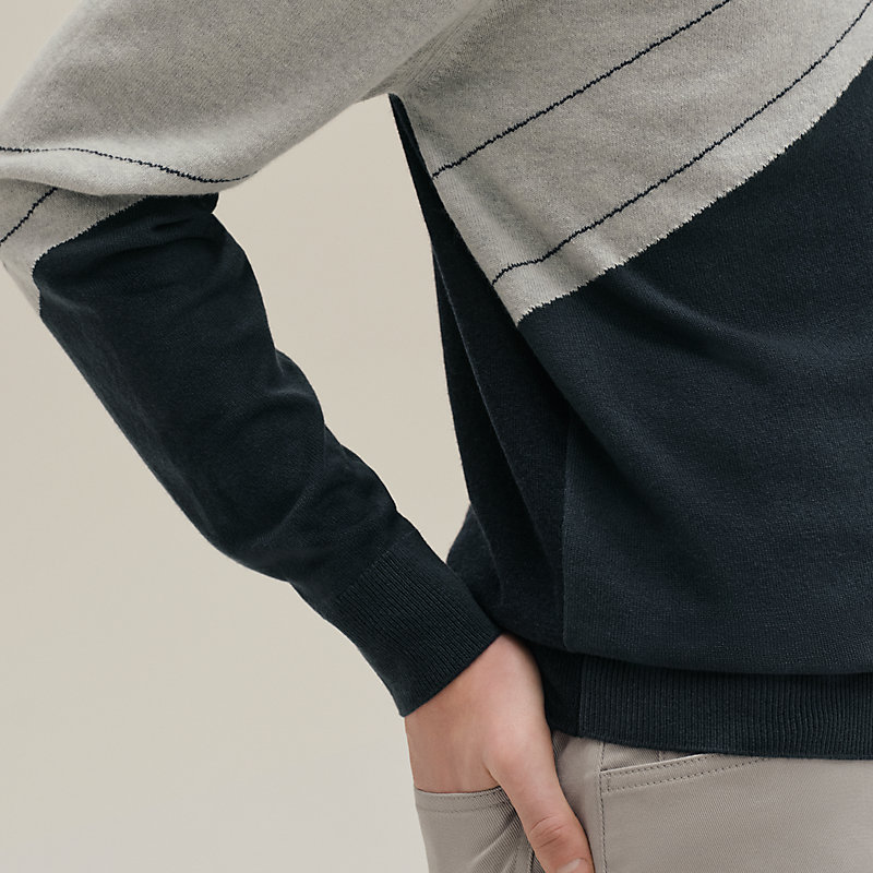 "Casaque" crewneck sweater