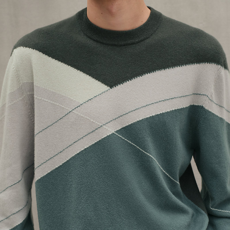 "Casaque" crewneck sweater