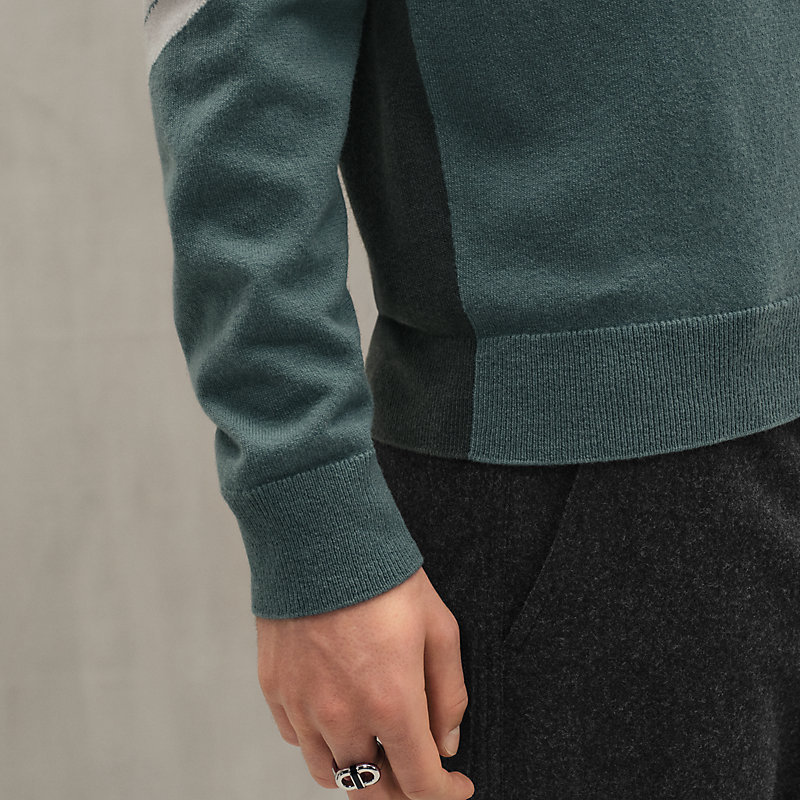 "Casaque" crewneck sweater