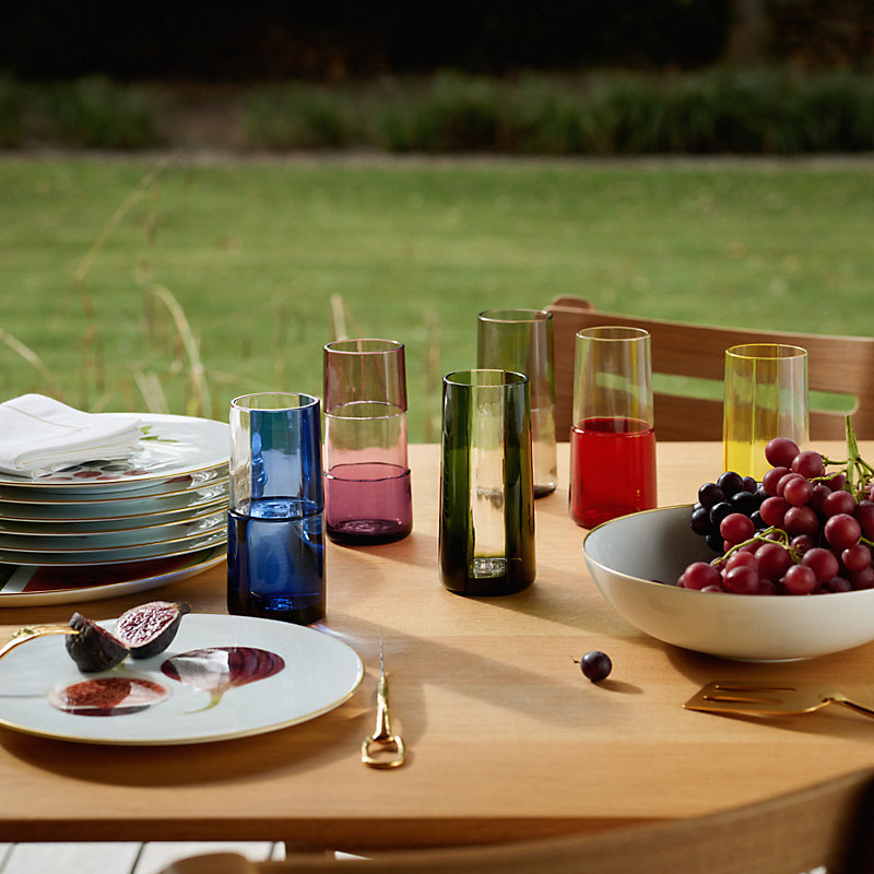 Casaque Double d'Hermès玻璃杯