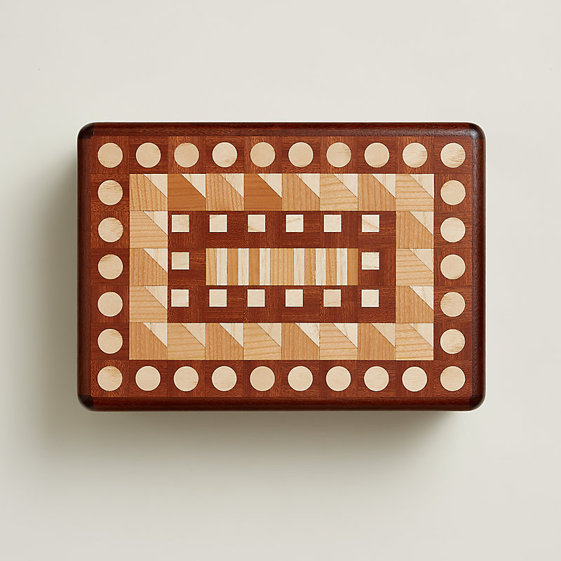 Casaque Jeux d'Ordre watch and cufflink box