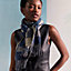 View: Worn, Casaque Lettres au Carre scarf