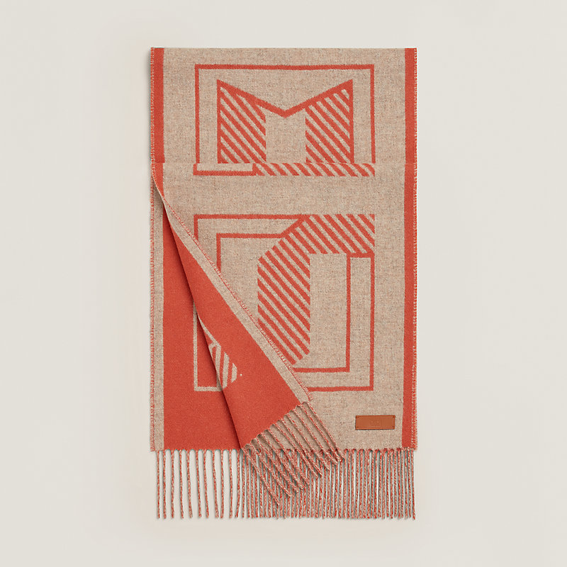 Casaque Lettres au Carre scarf