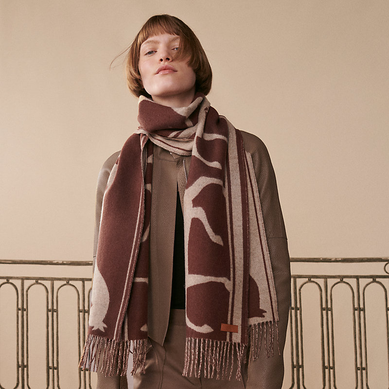 Casaque Tete a Queue scarf