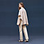 Cashmere cape with belt and leather detail, View: Worn, worn, view 4 of 9