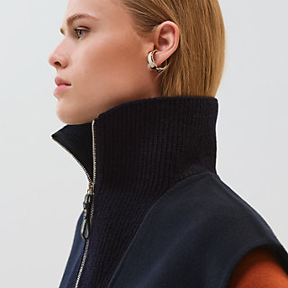 Cashmere full-zip vest | Hermès Mainland China Cashmere full-zip vest | Hermès Mainland China
