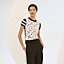 View: Worn, Cashmere "Garde-Robe Pop" short-sleeve sweater