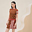 View: Worn, Cashmere "Garde-Robe Pop" short-sleeve sweater