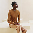 View: Worn, Cashmere "H Lift" long-sleeve sweater