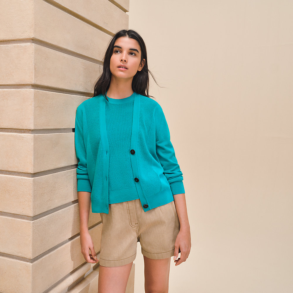 Cashmere longsleeve cardigan Hermès Mainland China