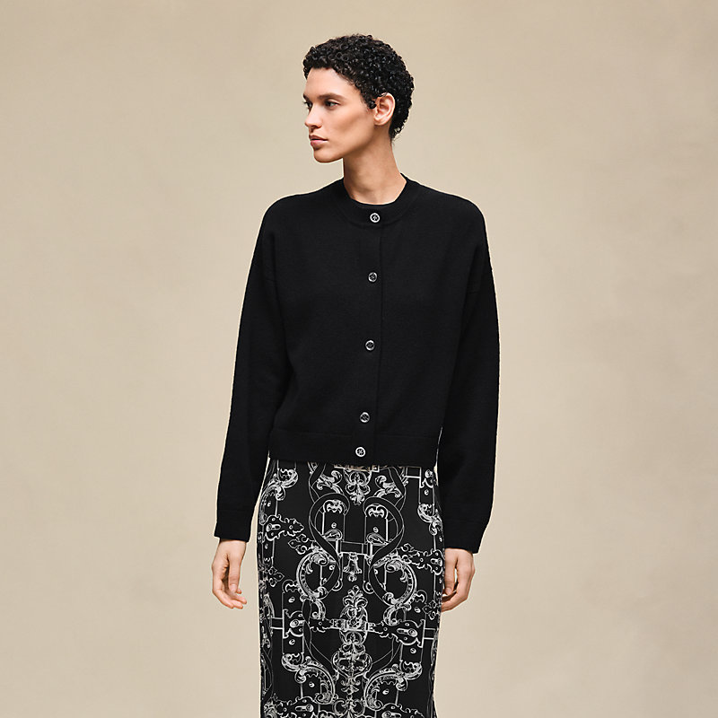 Cashmere long-sleeve cardigan