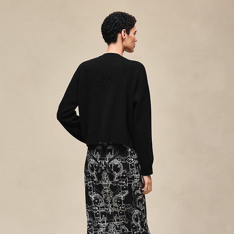 Cashmere long-sleeve cardigan