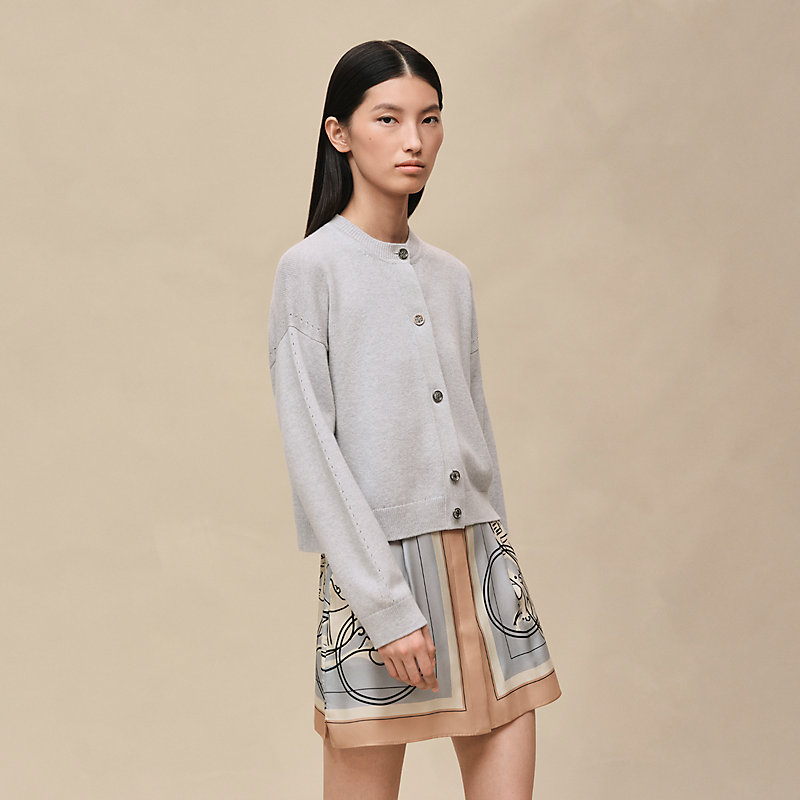 Cashmere long-sleeve cardigan