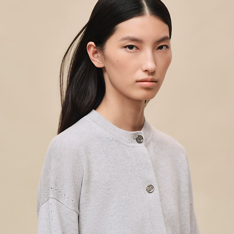 Cashmere long-sleeve cardigan