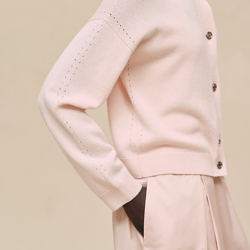 Cashmere long-sleeve cardigan