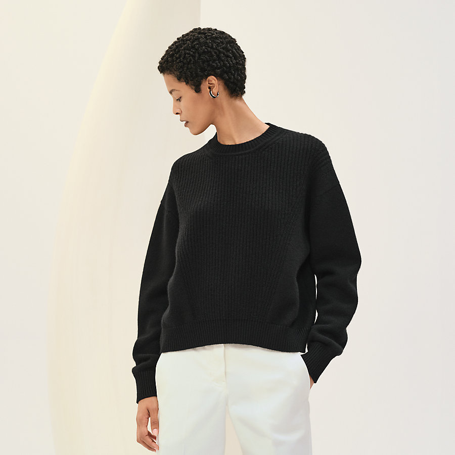 Cashmere long-sleeve sweater