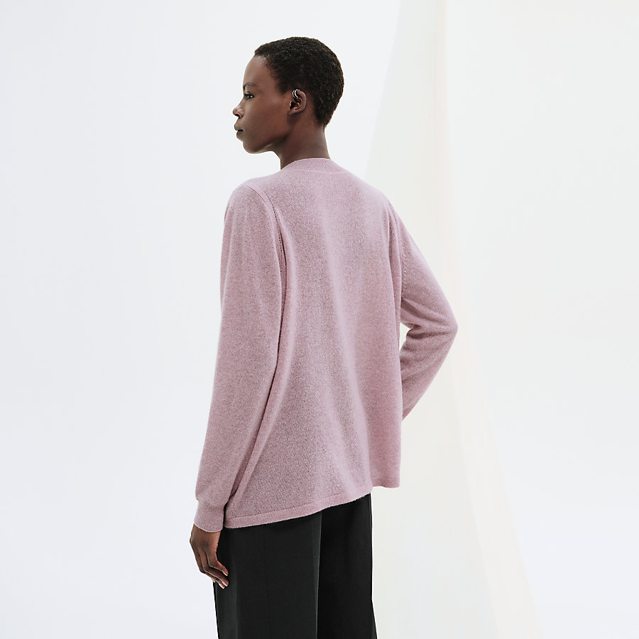 Cashmere long-sleeve sweater