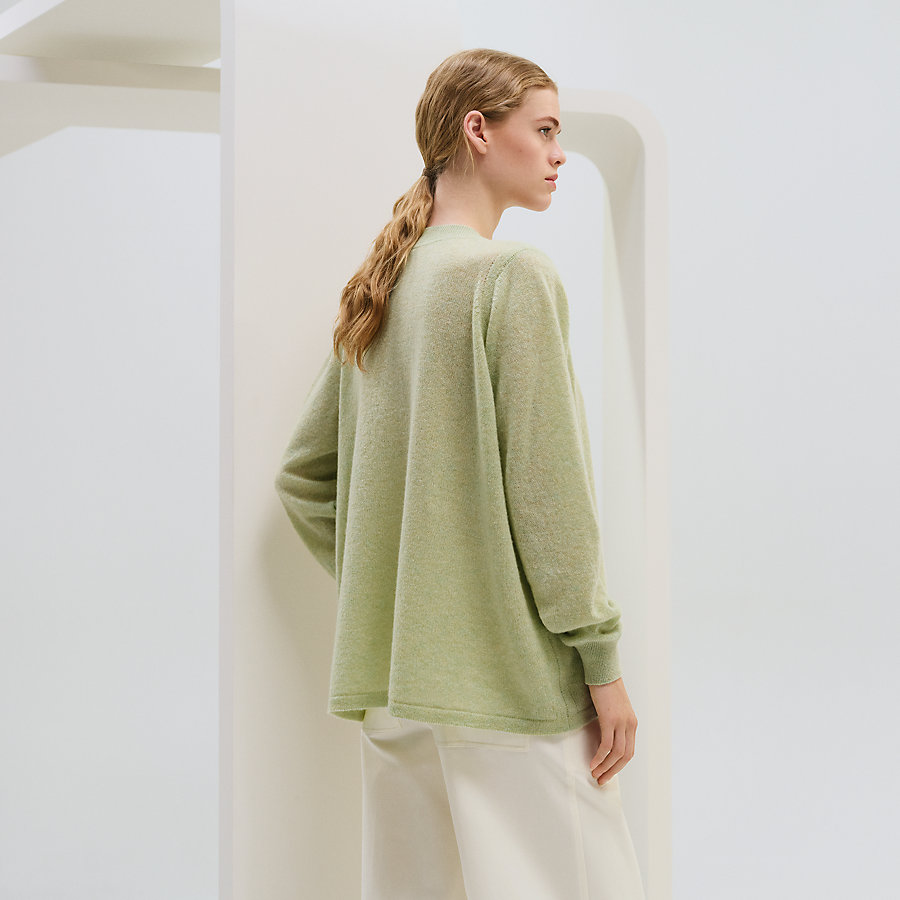 Cashmere long-sleeve sweater