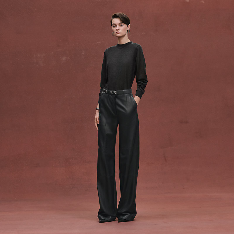 Cashmere long-sleeve sweater