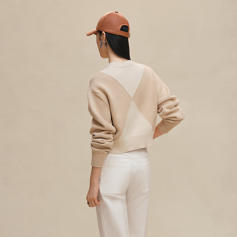 Cashmere long-sleeve sweater